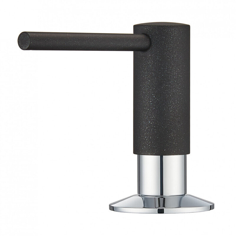 Изображение товара Дозатор встраиваемый для моющего средства Milacio Ultra MC.931.MB, чёрный матовый