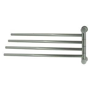 Изображение товара Полотенцедержатель WasserKRAFT серия К 4 держателя никель 40.5 см настенный