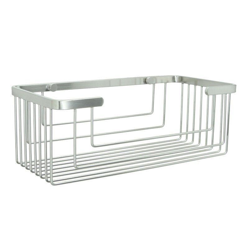 Изображение товара Металлическая полка WasserKRAFT K-711N никель нержавеющая сталь 27.5х10х13.3 см