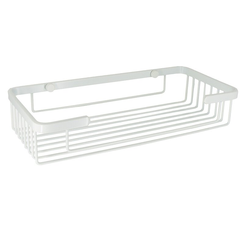 Изображение товара Металлическая полка WasserKRAFT K-722W для ванной и кухни белая матовая