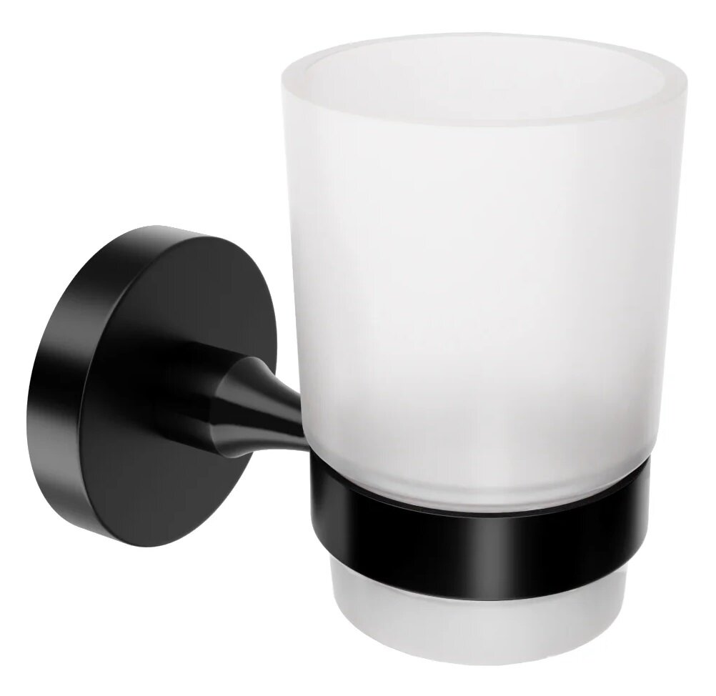Изображение товара Стакан Decor Banyo Alina Black A40 406 04, черный матовый