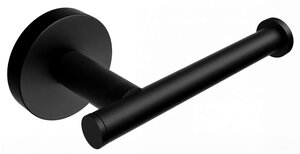 Изображение товара Держатель туалетной бумаги Decor Banyo Alina Black A40 407 04 без крышки, черный матовый