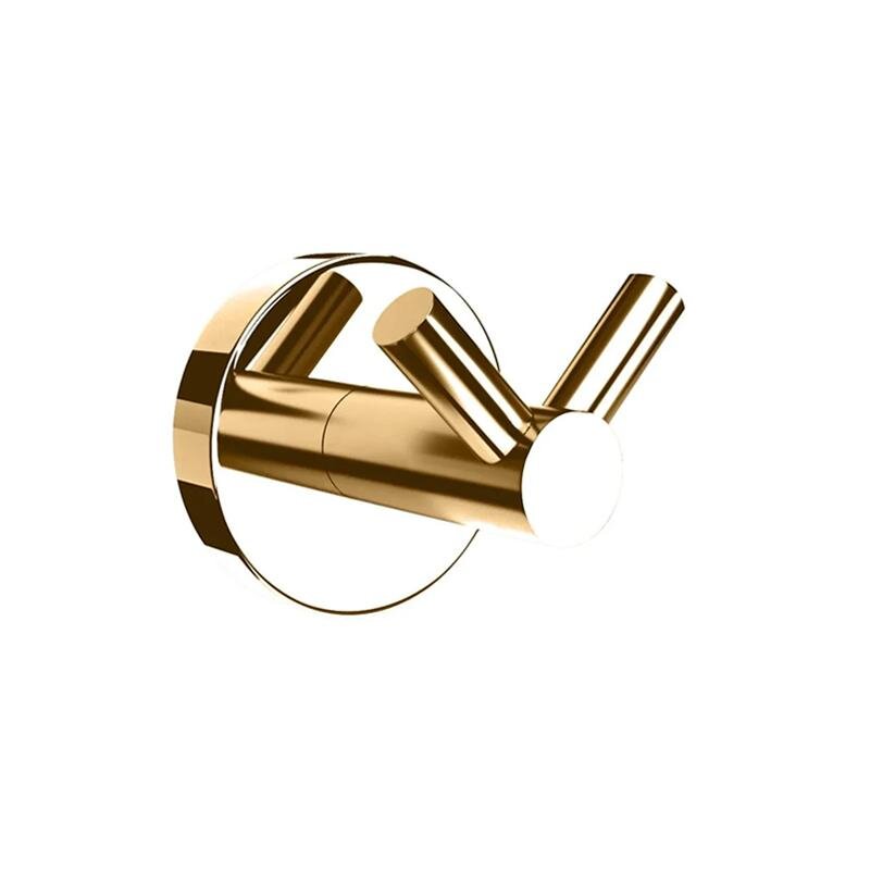 Изображение товара Decor Alina Gold A40 408 02 - двойной настенный крючок, золото Изображение товара Decor Alina Gold A40 408 02 - двойной настенный крючок, золото