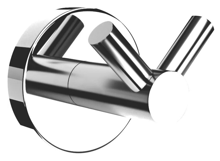 Изображение товара Двойной крючок Decor Banyo Alina A40 408 хром для ванной комнаты