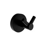 Крючок двойной Decor Banyo Alina Black A40 408 04, черный матовый - фото 1