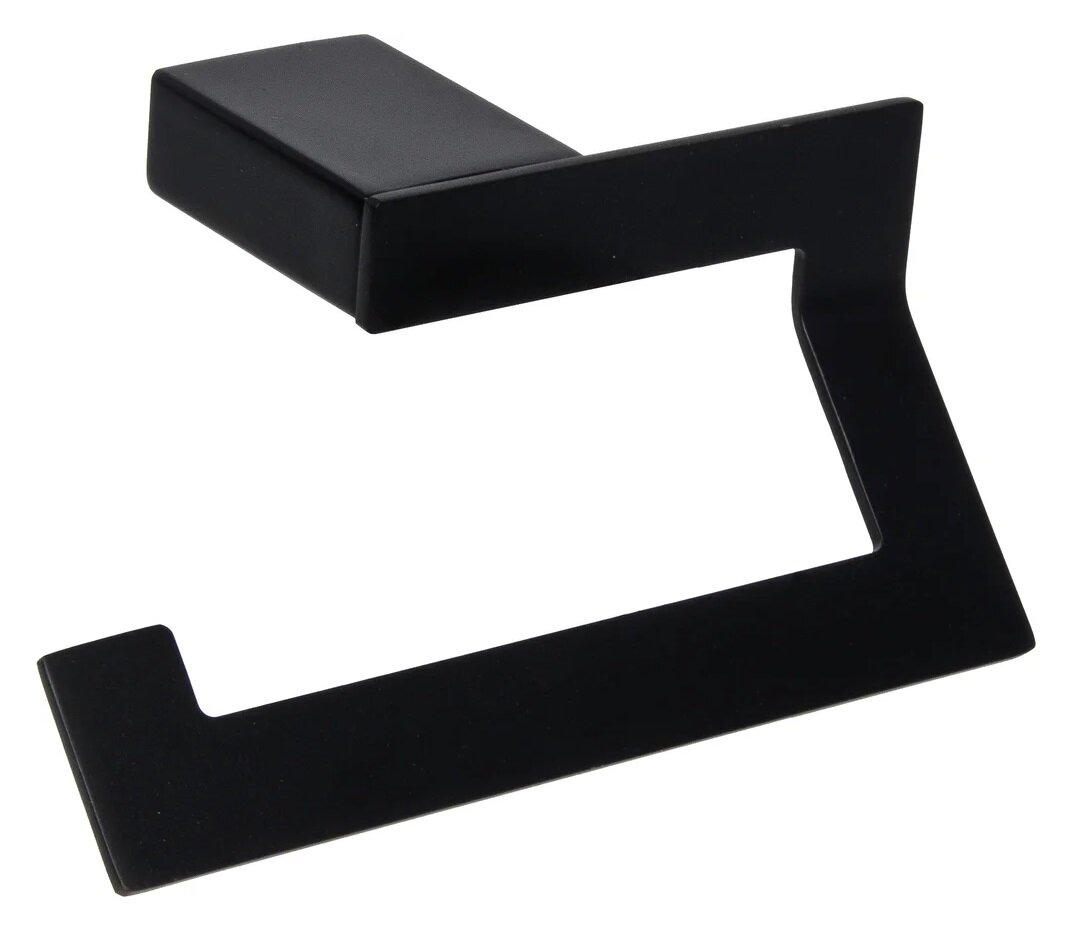 Изображение товара Держатель туалетной бумаги без крышки Decor Banyo SS 304 Black для ванной комнаты