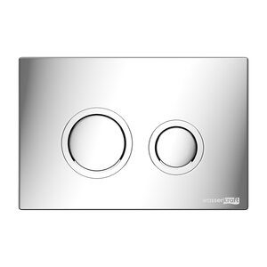 Изображение товара Клавиша смыва WasserKraft, механическая, кнопки круглые, хром, CH01