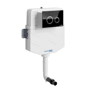 Изображение товара Смывной бачок WasserKraft Aller 10 10TLT.031.ME.PB01, для унитазов, с механической кнопкой смыва цвет - черный глянцевый