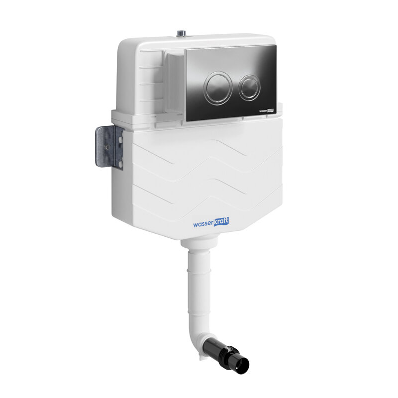 Изображение товара Смывной бачок WasserKraft Aller 10 10TLT.031.ME.CH01 для унитаза хром