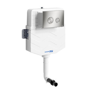 Изображение товара Смывной бачок WasserKraft Aller 10 для унитаза механическая кнопка никель