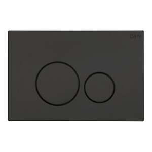 Изображение товара Клавиша смыва для унитаза Black&White Universe WPI-09510GM механическая вороненая сталь gunmetal