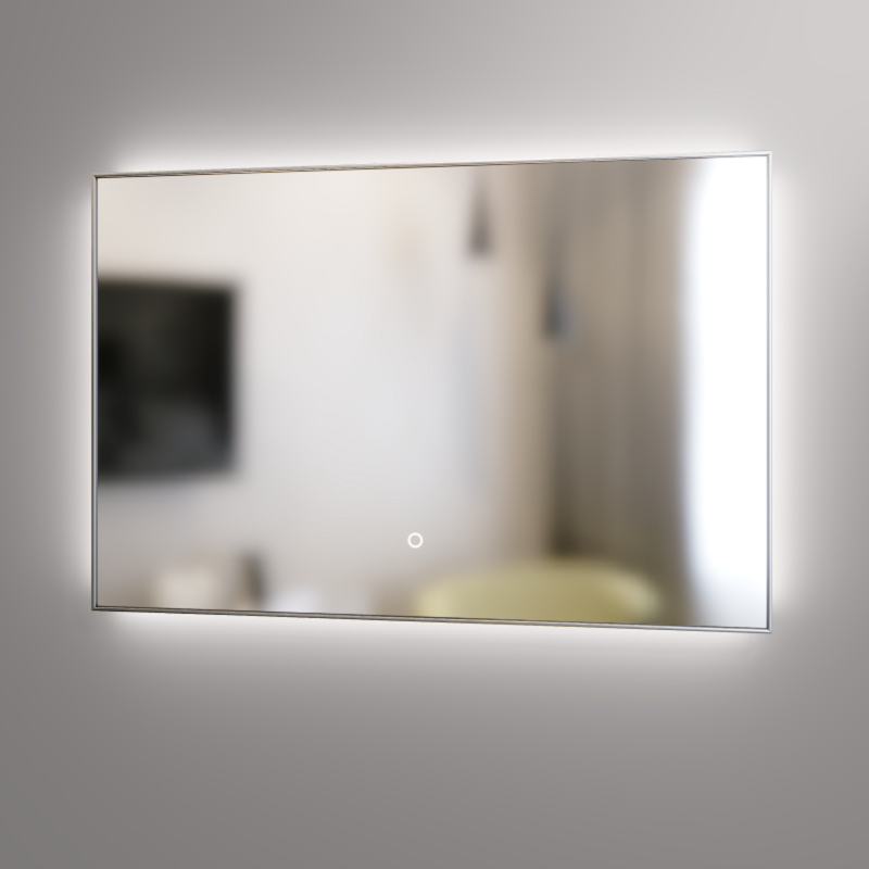Изображение товара Зеркало Sanvit Панорама 60 см с LED подсветкой и сенсорным управлением
