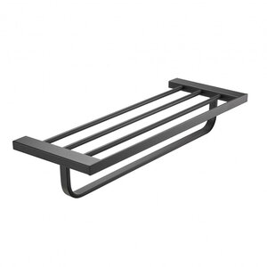 Изображение товара Полка для полотенец Milacio Ultra MCU.955.MB черный матовый настенная