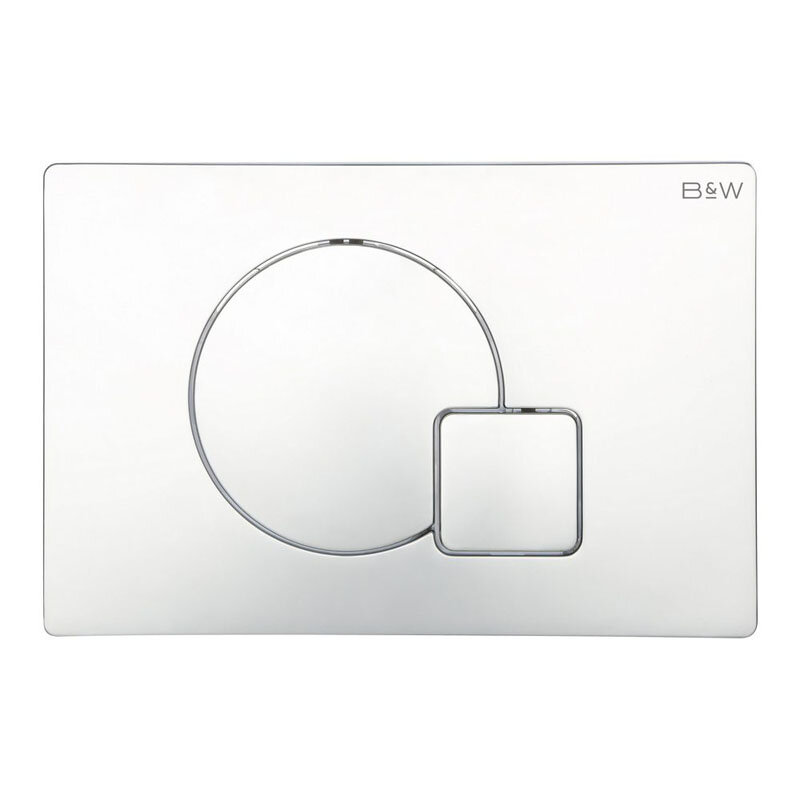 Изображение товара Клавиша смыва для унитаза механическая Bright Chrome 2 года гарантия