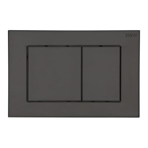 Изображение товара Клавиша смыва Black&White Universe WPI-09530GM, для унитаза, механическая, вороненая сталь, gunmetal, 09530