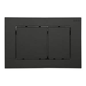 Изображение товара Клавиша смыва Black&White Universe WPI-09532, для унитаза, механическая, цвет Matt Black (черный матовый), 09532