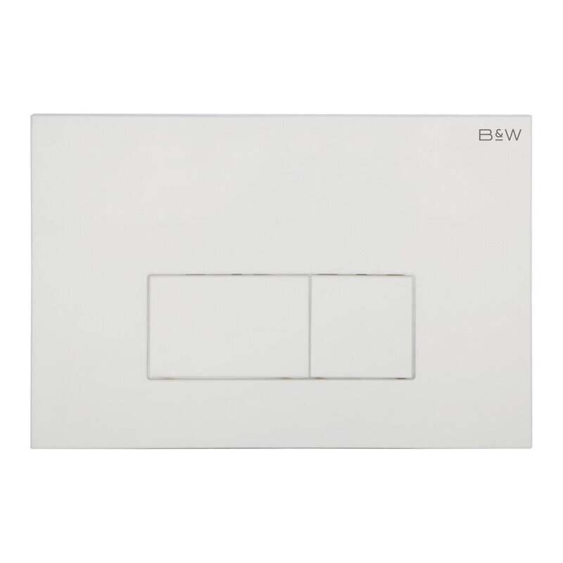 Изображение товара Клавиша смыва Black&White Universe WPI-09541 для унитаза механическая двухрежимная