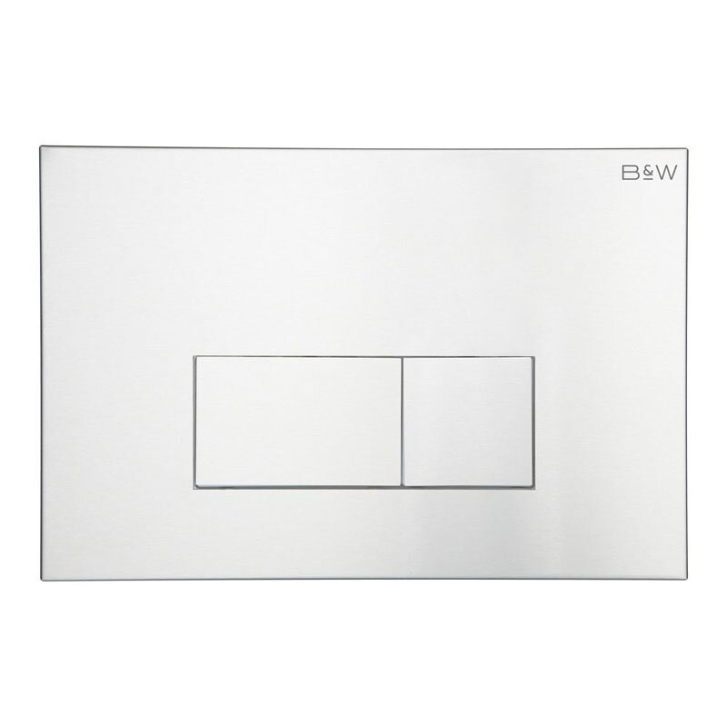 Изображение товара Клавиша смыва Black&White Universe WPI-09544 серебристый хром