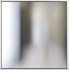 Изображение товара Зеркало Sanvit Панорама black 75 см, с подсветкой, сенсорный выключатель, черная рама, zpan75/80bl