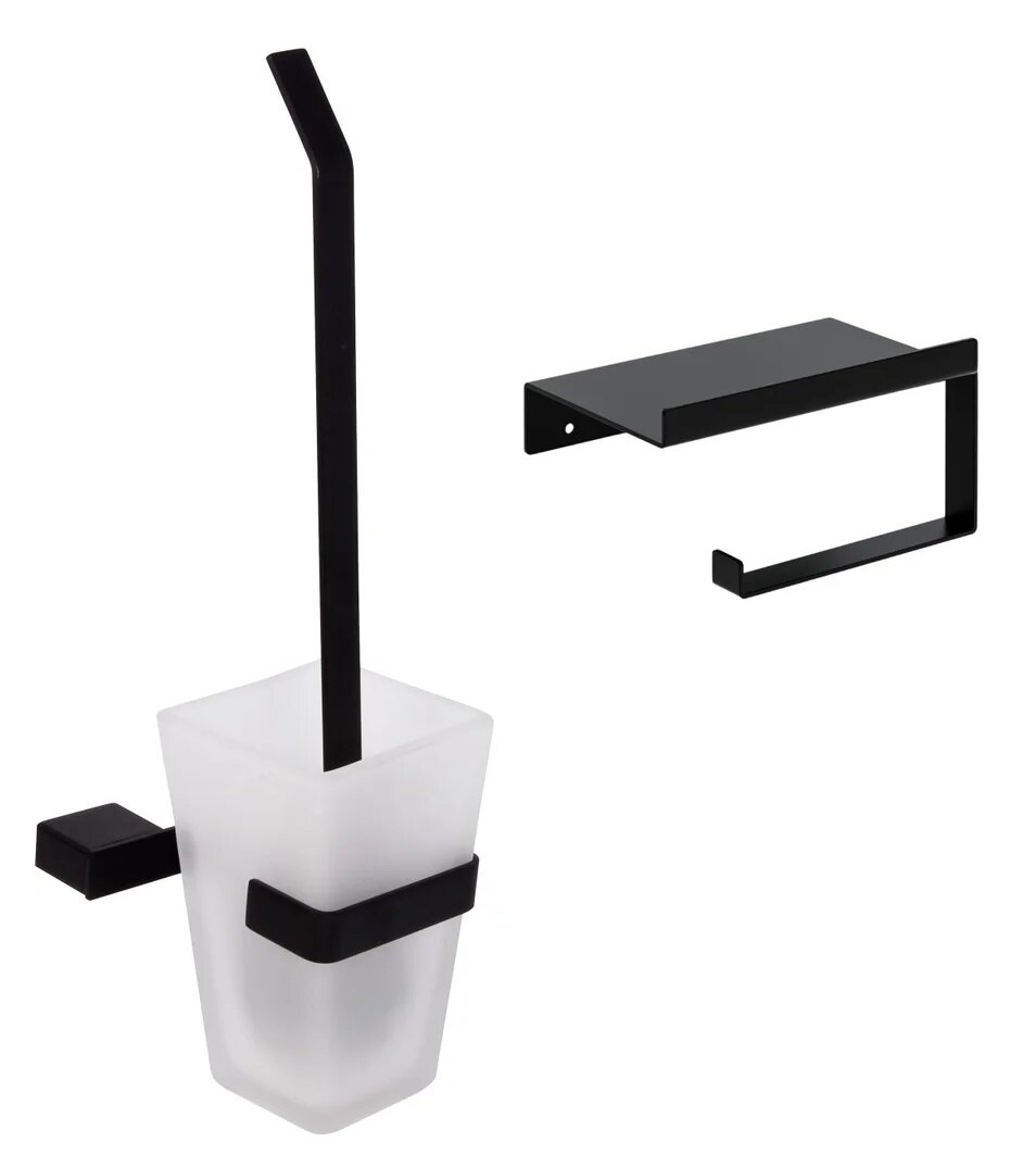 Изображение товара Набор аксессуаров для туалета Decor Banyo SS 304 Black