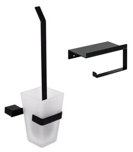 Изображение товара Набор аксессуаров для туалета Decor Banyo SS 304 Black