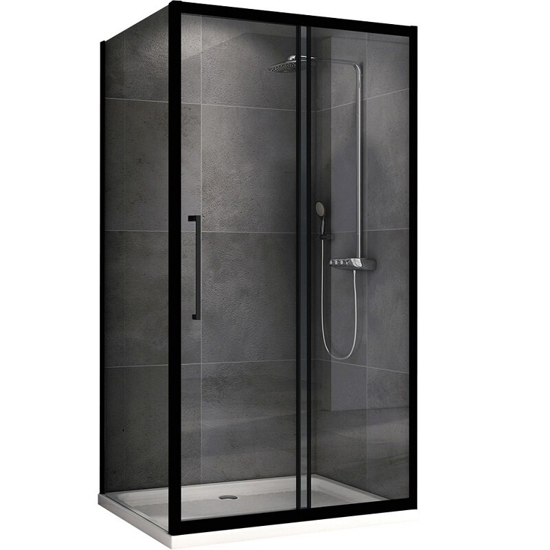 Изображение товара Душевой уголок Abber Schwarzer Diamant AG30120BH-S80B 120x80 см