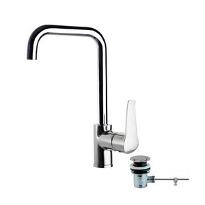 Изображение товара Смеситель Ramonsoler Ypsilon Plus 6411VA9065 для раковины, с донным клапаном, цвет хром