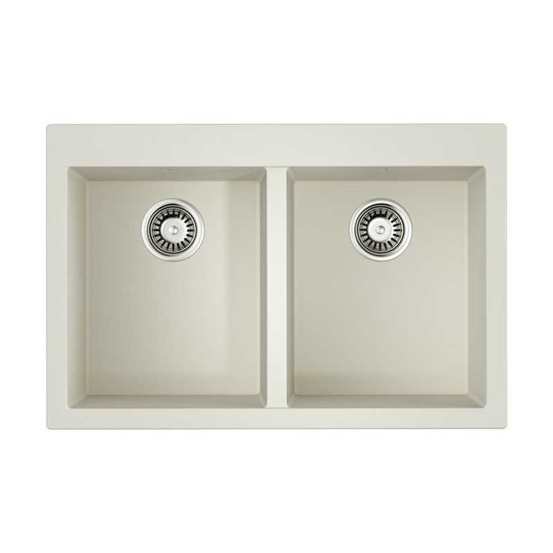 Изображение товара Кухонная мойка Omoikiri Bosen 80-2-WH из искусственного гранита