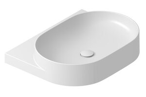 Изображение товара Раковина Ravak Yard XJX01060000, 60 см, без отверстия под смеситель, белая