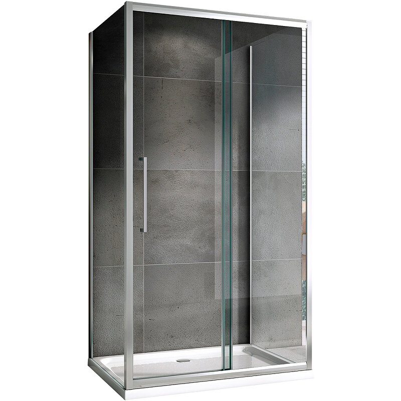 Изображение товара Душевой уголок Abber Schwarzer Diamant 160x90 см с раздвижной дверью