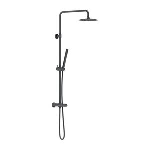 Изображение товара Душевая система Damixa Scandinavian Pure, термостатическая, черный матовый, 936800300