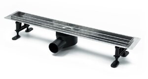 Изображение товара Дренажный канал Timo Standart 70 см нержавеющая сталь с горизонтальным отводом