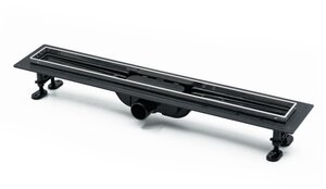 Изображение товара Водоотводящий желоб Timo Eco 60 см, пластик, с порогами из нержавеющей стали, SP10-600