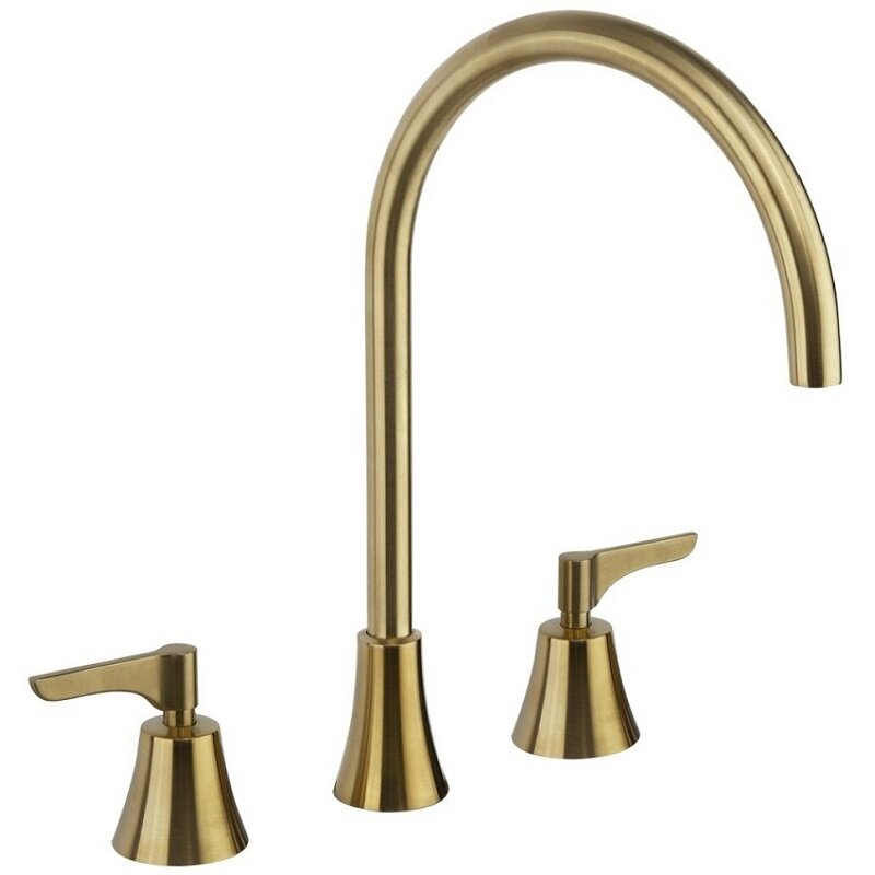Изображение товара Смеситель для раковины Ramonsoler Adagio 914202MLOC с поворотным изливом, золото