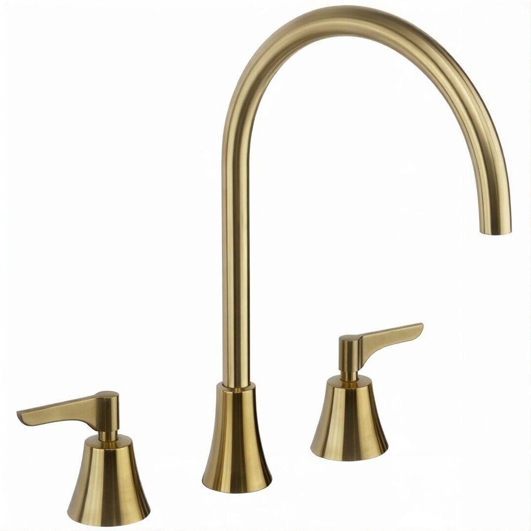 Изображение товара Смеситель Ramonsoler Adagio 914202MLOC с золотым PVD покрытием для раковины Изображение товара Смеситель Ramonsoler Adagio 914202MLOC с золотым PVD покрытием для раковины