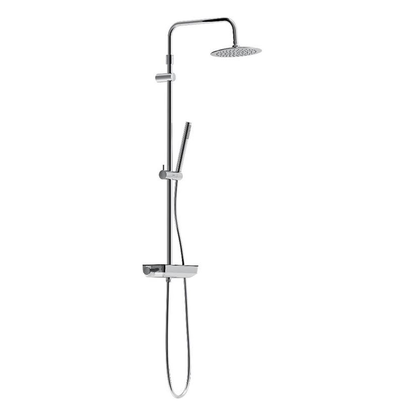 Изображение товара Душевая система Damixa Scandinavian Pure - термостат, хром, 37. 2x145 см