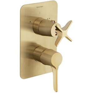 Изображение товара Смеситель Ramonsoler Adagio 911512SOC для душа, на 2 потребителя, цвет золото