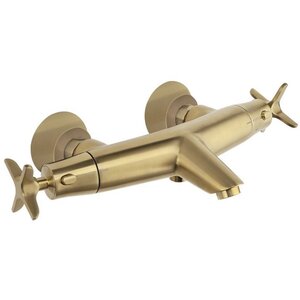 Изображение товара Смеситель Ramonsoler Adagio 913901SOC для ванны и душа, термостатический, на 2 потребителя, цвет золото