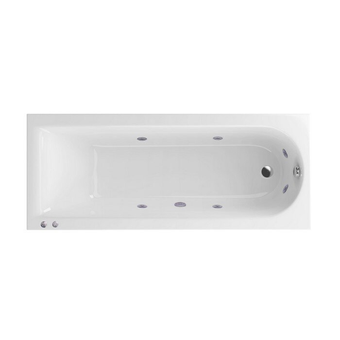 Изображение товара Гидромассажная ванна Excellent Aurum Slim Hydro 180x80 см с гидромассажной системой