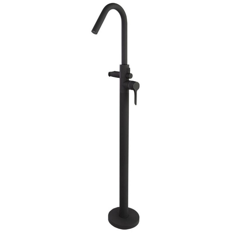 Изображение товара Смеситель для ванны и душа Ramon Soler Adagio 918503SNM черный матовый напольный