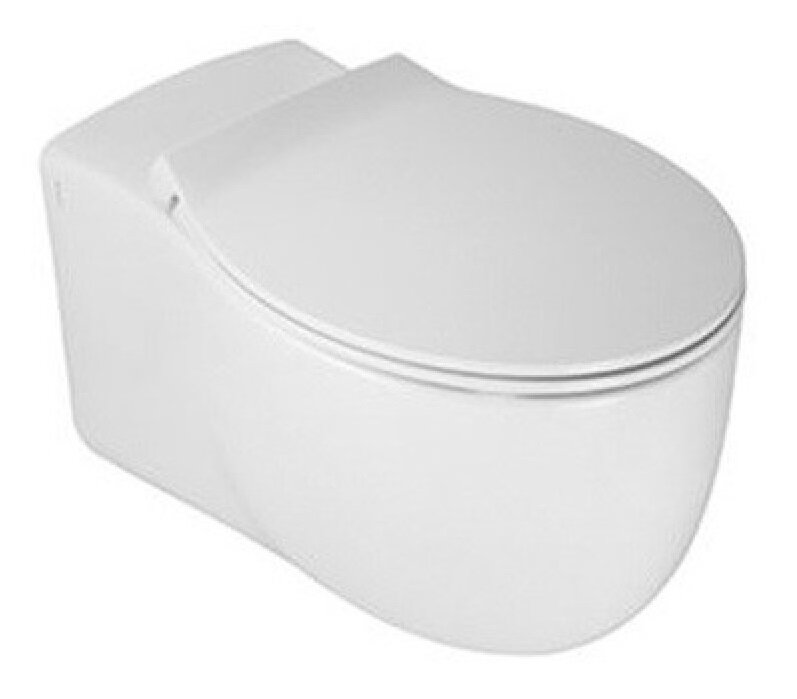 Изображение товара Подвесной безободковый унитаз Hatria Le Fiabe Y1CD01 YXWW01 с крышкой микролифт