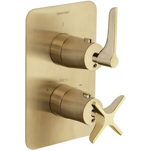 Изображение товара Смеситель Ramonsoler Adagio 912421SOC для душа, термостатический, на 1 потребителя, цвет золото