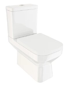 Изображение товара Напольный унитаз-компакт Iddis Bild BIL2DSEi24 с микролифтом и безободковый белый