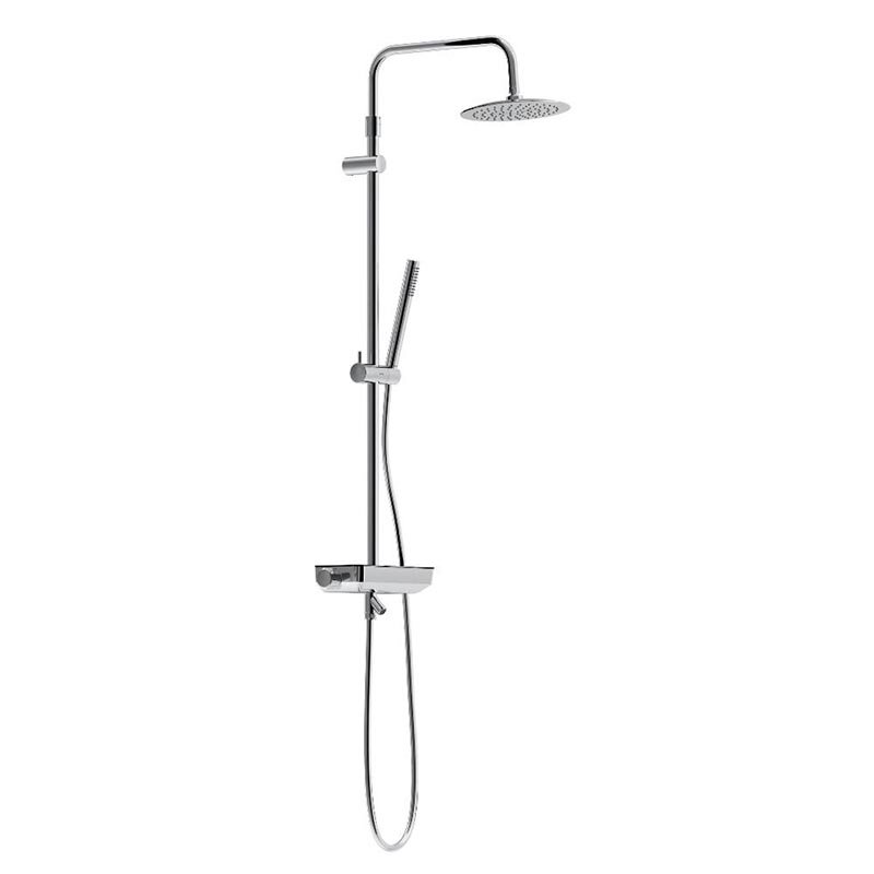 Изображение товара Душевая система Damixa Scandinavian Pure с изливом и хромом, 145 см