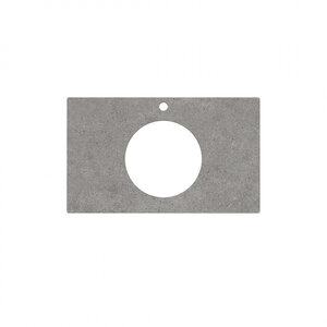 Изображение товара Столешница для накладных раковин Kerama Marazzi Plaza 80 см, фондамента серый, PL5.DL500900R80