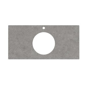 Изображение товара Столешница для накладных раковин Kerama Marazzi Plaza 100 см, фондамента серый, PL5.DL500900R.100
