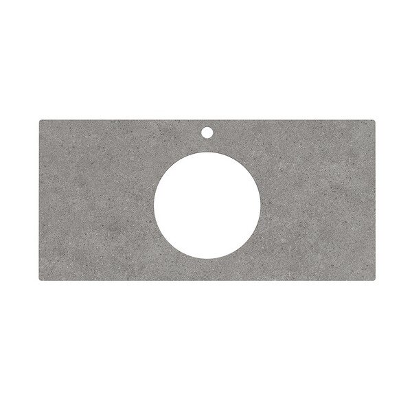 Изображение товара Столешница для накладных раковин Kerama Marazzi Plaza 100 см, фондамента серый, PL5.DL500900R.100