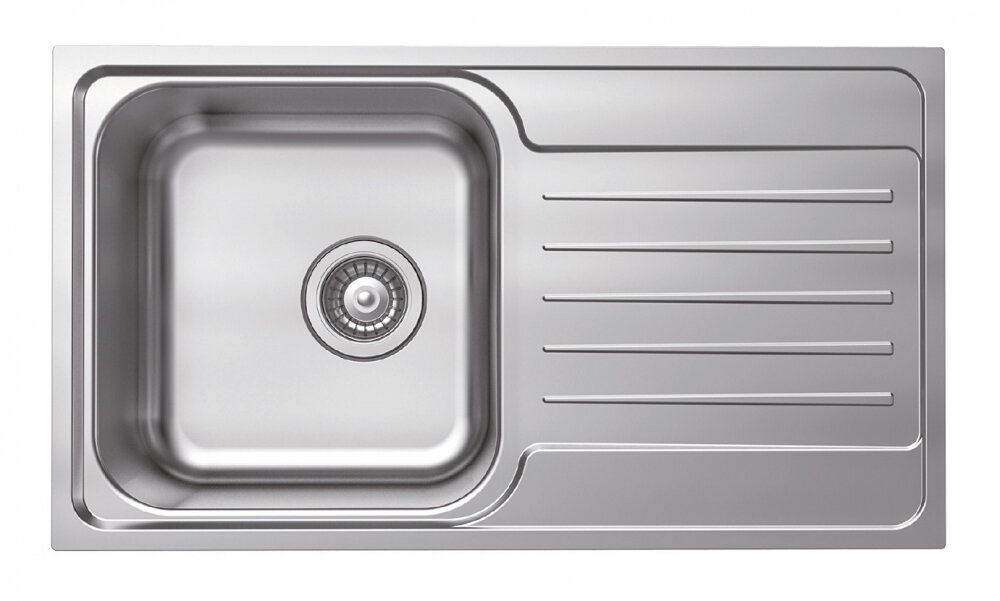 Изображение товара Мойка кухонная Iddis Sound SND78SDi77 78 см, 1 чаша, с крылом, шелк, сатин