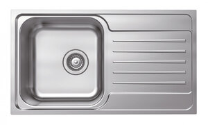 Изображение товара Мойка кухонная Iddis Sound SND78SDi77 78 см, 1 чаша, с крылом, шелк, сатин