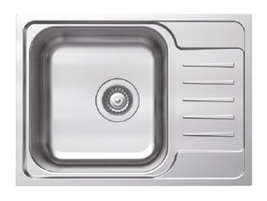 Изображение товара Мойка кухонная Iddis Sound SND60SDi77 60.5 см, 1 чаша, с крылом, шелк, сатин